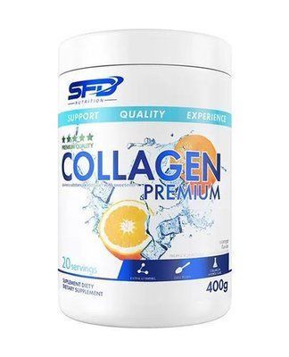 SFD Collagen Premium Orange - порошкообразная пищевая добавка, коллаген (апельсин), 400 г 105419 фото