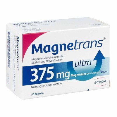 Magnetrans 375 mg ultra &mdash; біологічно активна харчова добавка, що містить магній, 50 шт. 105848 фото