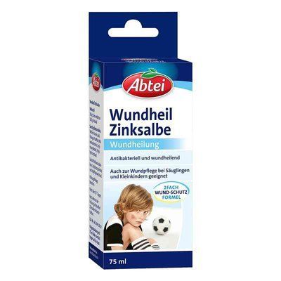 Abtei Wundheil Zinksalbe - цинковая мазь для лечения ран, ссадин, ожогов, поражений кожи, 75 мл 104584 фото