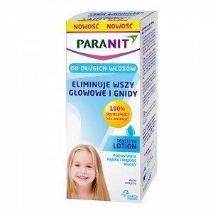 Paranit Lotion Sensitive - лосьон для длинных волос от вшей и гнид для детей и взрослых, 150 мл 103635 фото