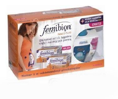 Femibion Натальний 2, для вагітних і годуючих мам. Таблетки 2x30 + 2x30 104185 фото