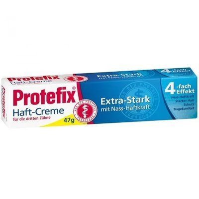 Protefix Extra-Stark Fixation Cream Крем для фіксації зубних протезів екстра-старк, 47 г 105185 фото