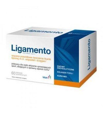 LIGAMENTO - комплекс для суглобів, хрящів, зв'язок, сухожиль, 500 мг, 60 кап. 102386 фото