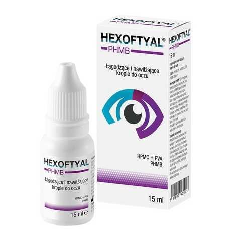Hexoftyal PHMB - заспокійливі і зволожуючі краплі, 15 мл купити