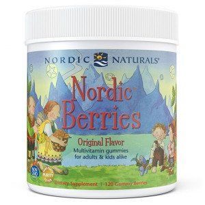 Nordic Berries - комплекс омега-3 і вітамінів, мармелад для дітей від 2-х років, 120 шт. 103037 фото