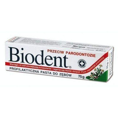 BIODENT, зубная паста против пародонтоза, 75г 104487 фото