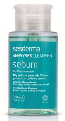 Sesderma Sensyses Sebum &ndash; Липосомальный лосьйон для зняття макіяжу (жирна шкіра), 200 мл 102039 фото