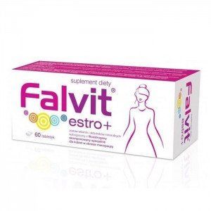 Falvit Estro+ - витаминный комплекс для женщин, вступивших в менопаузу, 60 таб. 102839 фото