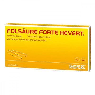 Hevert forte - ампули з фолієвою кислотою (10X2 мл) (Германия) 104989 фото