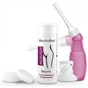 Multi-Gyn Tabletki - профілактика вагінальних інфекцій, 1 іригатор + 10 таб. 103240 фото