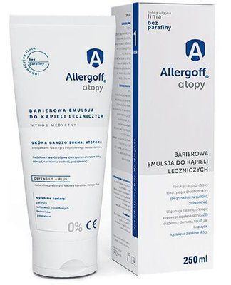 Allergoff Atopy - бар'єрна емульсія для лікувальних ванн, 250 мл 104940 фото