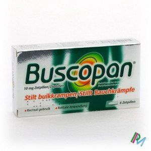 Buscopan - від кишкових кольок, жовчних, печінкових, ниркових, сечостатевої системи, 10 суппоз. 103396 фото