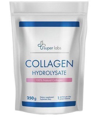 Super Labs Collagen Hydrolysate - в форме порошка показана к применению при недостаточности коллагена, 250 г 105481 фото