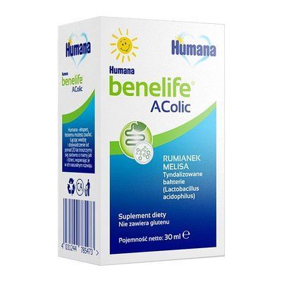 Humana benelife Acolic - для облегчения коликов в животе, 30 мл 101796 фото
