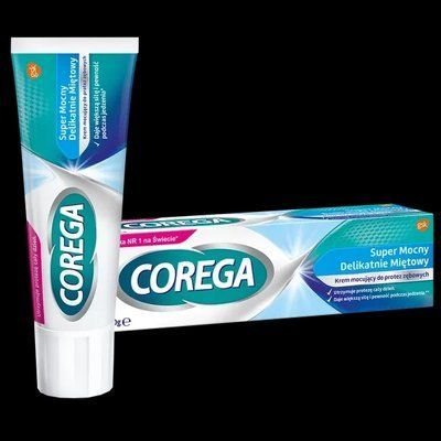 Corega Super Strong крем-фіксатор, суперсильний, злегка м'ятний, 40 г 105196 фото