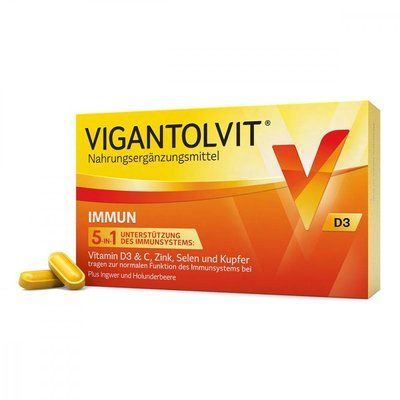 Vigantolvit Immun Filmtabletten - для зміцнення імунної системи, 30 кап. 105096 фото