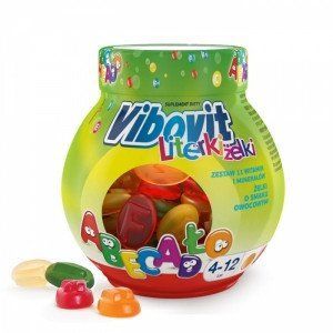 Vibovit Literki Jelly - мармеладные витамины и минералы для детей от 4 лет, 50 шт. 103941 фото