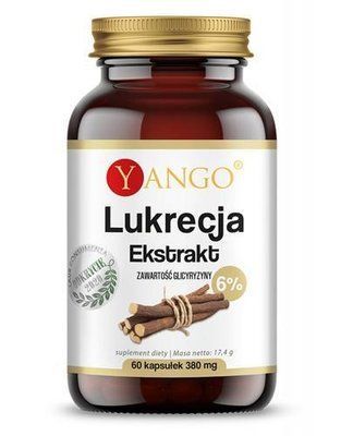 Yango Lukrecja Ekstrakt 380 mg - Экстракт солодки Янго 380 мг, 60 кап 105426 фото