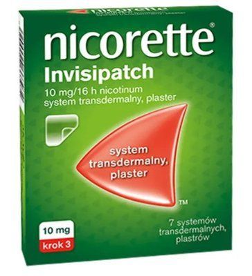 Nicorette Invisipatch - нікотиновий пластир від нікотинової залежності, 10 мг / 16h, 7 шт. 104891 фото