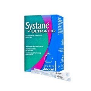 Systane Ultra UD - увлажняющие глазные капли для людей, использующих линзы, 30 x 0,7 мл 103847 фото