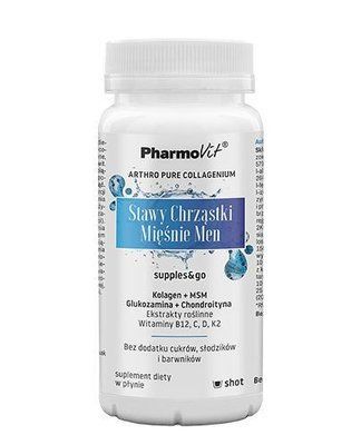 PharmoVit Joints Cartilage Muscles Men Shot - для мужчин для поддержания опорно-двигательного аппарата, 120мл 105432 фото