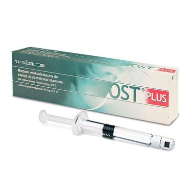 OST Plus 2%, 40 mg / 2 ml - від болю і обмеженої рухливості колінного і синовіальних суглобів 102247 фото