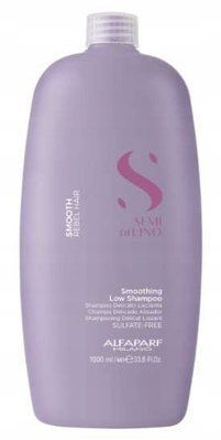 Alfaparf Smooth Low Shampoo - Шампунь для неслухняних волос, для випрямлення та розгладжування, 1000 мл 105149 фото
