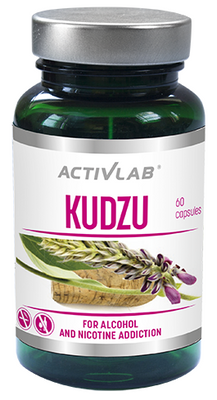 Kudzu - для снижения физической зависимости от алкоголя и сигарет, 500 мг, 60 кап. 104649 фото