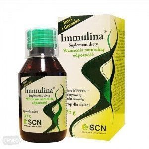 Immulina - сироп для підвищення імунітету у дітей старше 1 року, 100 мл 104049 фото