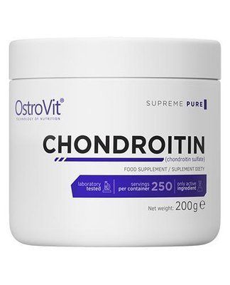 OstroVit Supreme Pure Chondroitin &mdash; хондроїтин, який відповідає за правильну регенерацію хряща, 200 г 105434 фото
