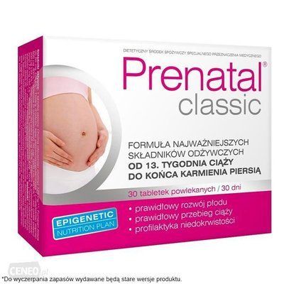 PRENATAL CLASSIC Пренатальна Класичні, 30 таблеток 104299 фото