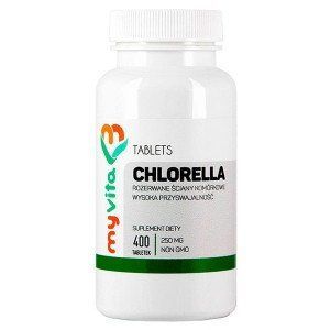 Chlorella - водоросли хлореллы, 250 мг, 400 таб. 103150 фото