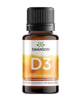 Swanson Witamina D3 400IU &mdash; Вітамін D3 400 МО, 29,6 мл 105435 фото
